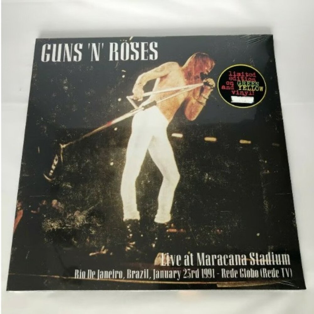 Guns N' Roses Live At Maracana Stadium 2-LP ~ Numb/Ltd Ed Color ~ New/Sealed!